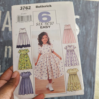 Sewing Pattern - Girl's Dress 6 ct. (Size 2-5) (BRI) - MTS