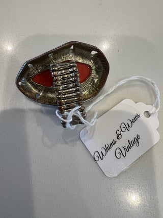 Red Coral Stone Ring MTS|119656