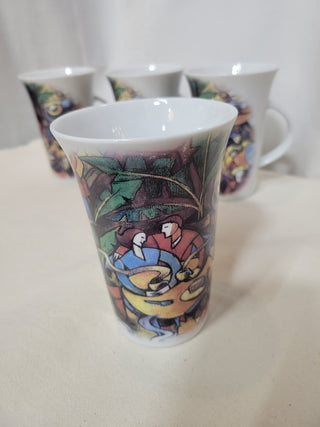 Ambiance Cubist Coffee Mugs - Set of 4 RCD|82635