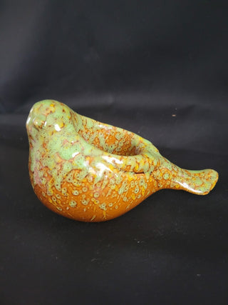 Green & Brown Bird Shaped Votive Holder RCD|83069