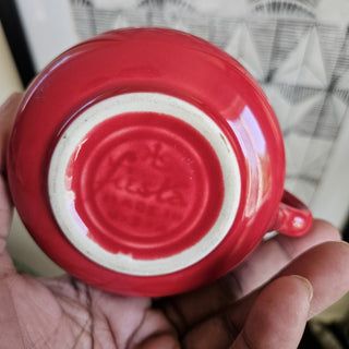 Vintage Scarlet Red Fiestaware - Creamer Bowl (BRI) - MTS|114554