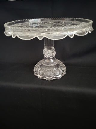 Antique 1888 EAPG "Palace" by Adams Glass Cake Plate RCD|99357