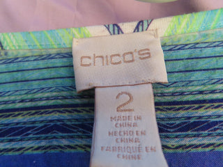Chico's shirt sleeve blouse size large MTS|66360