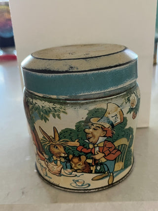 87 Vintage Alice in Wonderland Thorne's Toffee Tin RSV