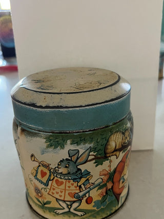 87 Vintage Alice in Wonderland Thorne's Toffee Tin RSV
