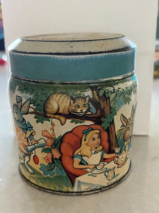 87 Vintage Alice in Wonderland Thorne's Toffee Tin RSV