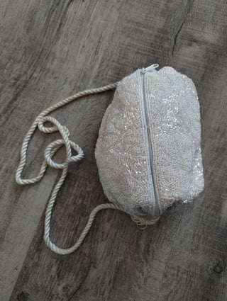 Evening Clutch Bag Satin Beaded|60417