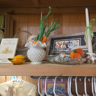 SEASONAL SALE - Silver Plated Rabbit taper candlestick holder (BRI) - MTS