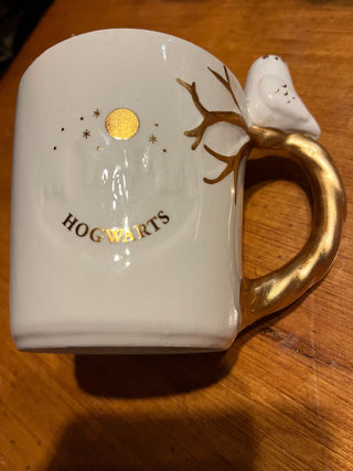 Hogwarts Coffee Mug. w/ Owl. RSV
