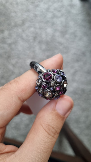 Y2K Purple Cocktail ring|68257