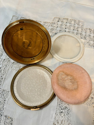 Vintage Compact Round Etched RSV|98700