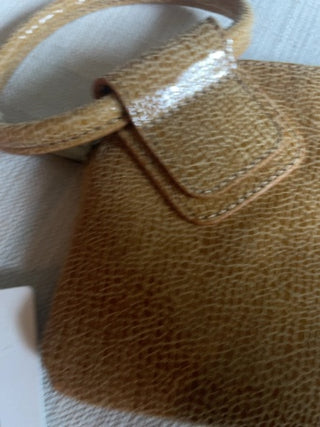 HOBO sable clutch cedar crackle print 100% genuine leather vintage