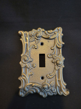 Vtg AmerTac 60T Floral Light Switch Cover - Each RCD