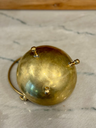 Brass caldron firestarter, Cape Cod Smudge pot with pumice starter|107159