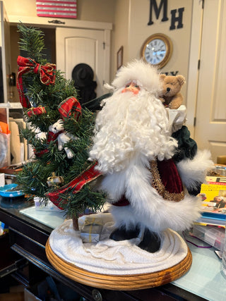 Vtg. Boyds J&T Imaginations Santa "O Christmas Tree" in orig box 17"|139154