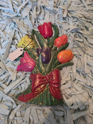 Floral Cast Iron Door Stop