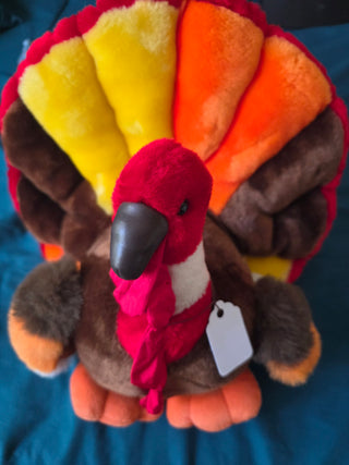 Vintage turkey thanksgiving plush