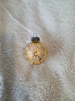 Vintage German mercury glass Starburst ornament