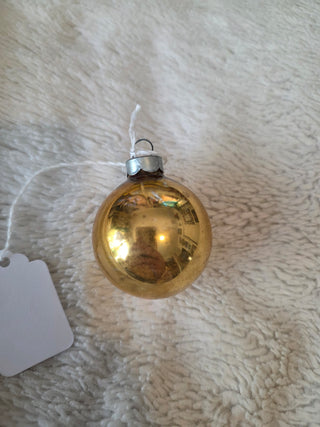 Small vintage mercury glass ranch ornament 50s/70s
