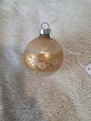 Vintage shiny Brite mercury glass 40/50s ornament