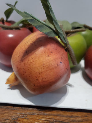 Faux apple/pomegranate 7pc