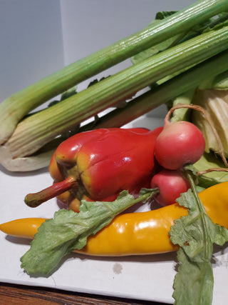 Faux vegetables celery/lettuce