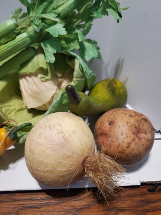 Faux vegetables celery/lettuce