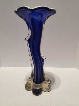 Royal blue Milano style vase