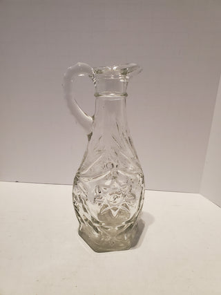 Anchor Vintage Anchor Hocking Star of David Vinegar Cruet Vase Pour Bottle