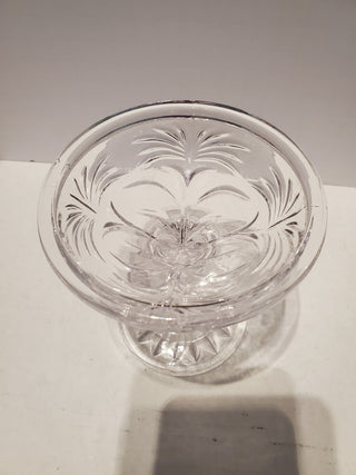 Vintage Fifth Avenue Crystal Portico Fairy Lamp Pedestal " BASE ONLY" CLEAR