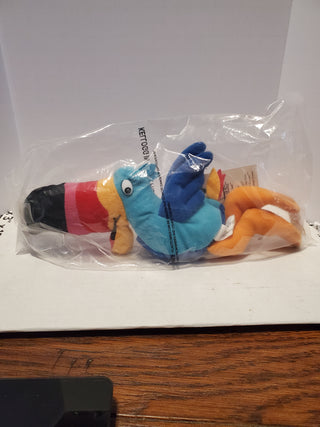 Kellogg's TOUCAN SAM Plush Bean Bag 1997 Breakfast Froot Loops Cereal