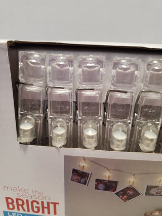 Clear clip lights battery operated