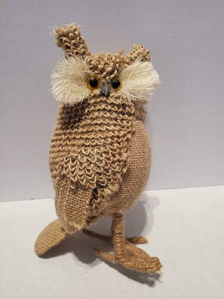 Burlap owl