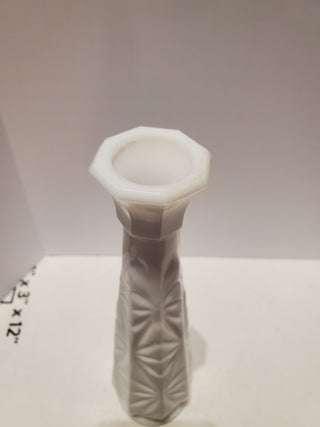 Milk glass single flower vase