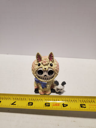 Small skeleton sheep figurine