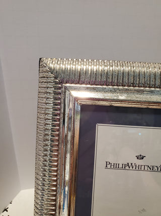 5x7 silver Plated frame PhilipWhitney