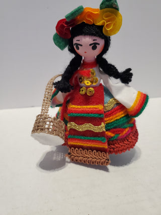 Little Handmade Peruvian Native Dolls 4.5"