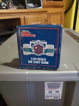 RC 1955 Chevrolet die cast bank. Indy 500