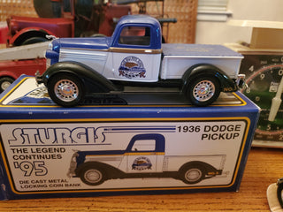 1936 dodge pickup doe cast bank Sturgis 95'
