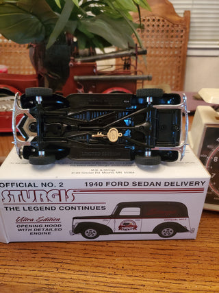 94' Sturgis 1940 Ford Sedan Delivery bank