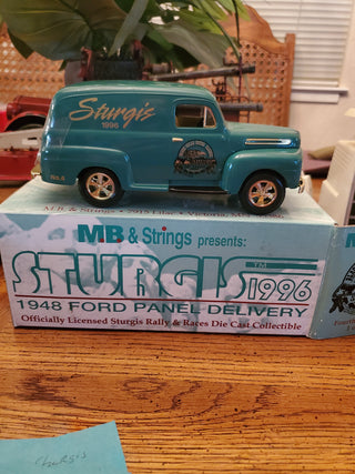 96' Sturgis 1948 Sedan Delivery bank
