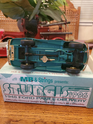 96' Sturgis 1948 Sedan Delivery bank