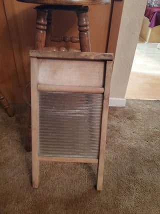 Vintage Super Glass Washboard No. 13-D, Western Washboard