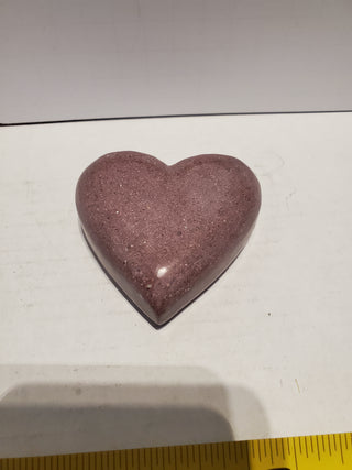 Stone heart paperweight