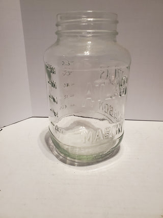 Clear Glass Atlas Mason Square Jar 24 oz Regular Opening NO LID