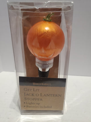 Pumpkin bottle stopper