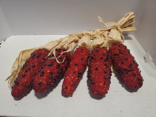 Beaded braided corn cobs