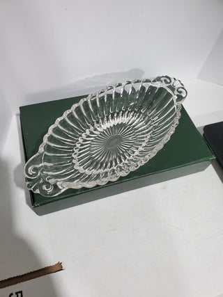 Vintage  Anchor Hocking Oval Pickle Relish or Candy Dish