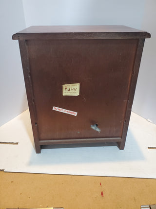 Jay imports  Co. Wooden Jewlery W/music Box 10"x8.5" 5.25"