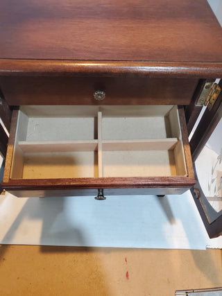 Jay imports  Co. Wooden Jewlery W/music Box 10"x8.5" 5.25"
